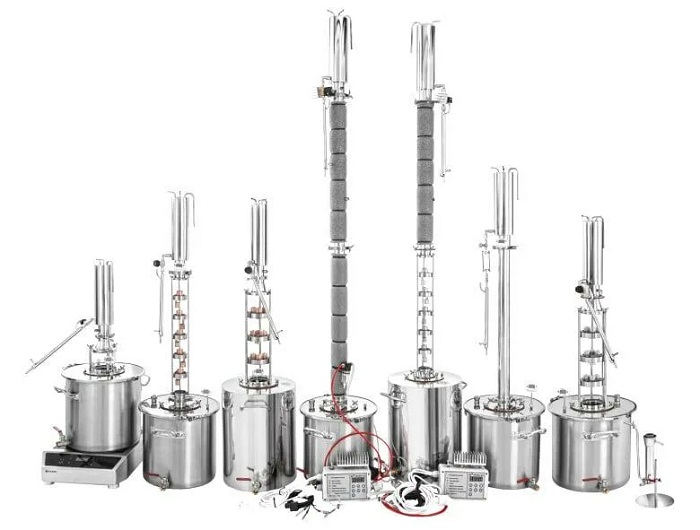 Ректификационные колонны для получения чистого спирта